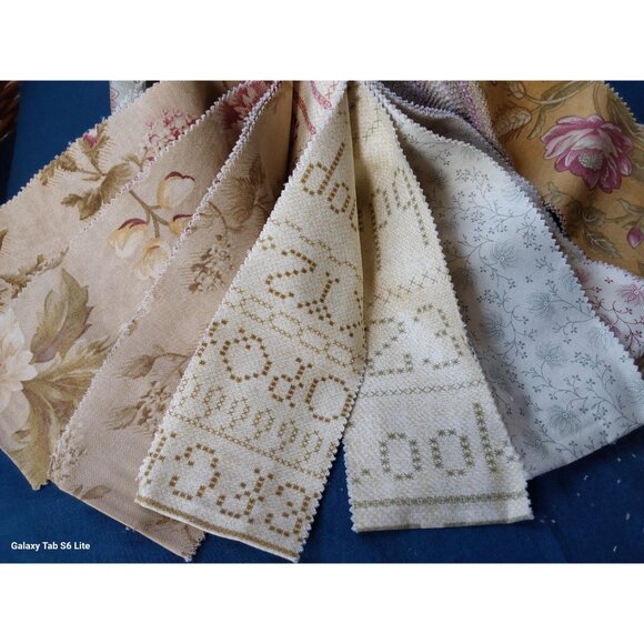 Moda Wild Rose jelly roll by Blackbird Designs cotton floral prints 40 fabrics - Picture 8 of 10